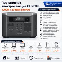 Портативная электростанция Oukitel BP3000E 3200W / 2048Wh LiFePO4 в Снежном