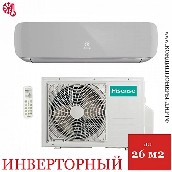 Кондиционер Hisense AS-10UW4RVETG01G(S)/AS-10UW4RVETG01W(S) Silver Crystal Super DC Inverter в Снежном