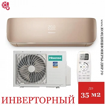 Кондиционер Hisense AS-13UW4RVETG01G(C)/AS-13UW4RVETG01G(C) Champagne Crystal Super DC Inverter Wi-Fi в Снежном