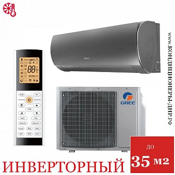 Кондиционер Gree GWH12ACC-K6DNA1F(LCLH) Lyra Inverter Black в Снежном