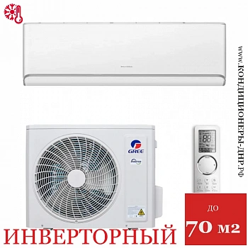 Кондиционер Gree GWH24AVEXF-K6DNA1A Airy Inverter белый в Снежном