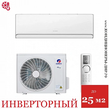 Кондиционер Gree GWH09AVCXB-K6DNA1B Airy Inverter белый в Снежном